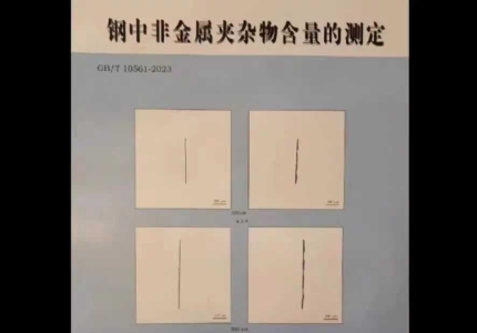 鋼中非金屬夾雜物含量測定評級圖 (GB/T10561-2005)